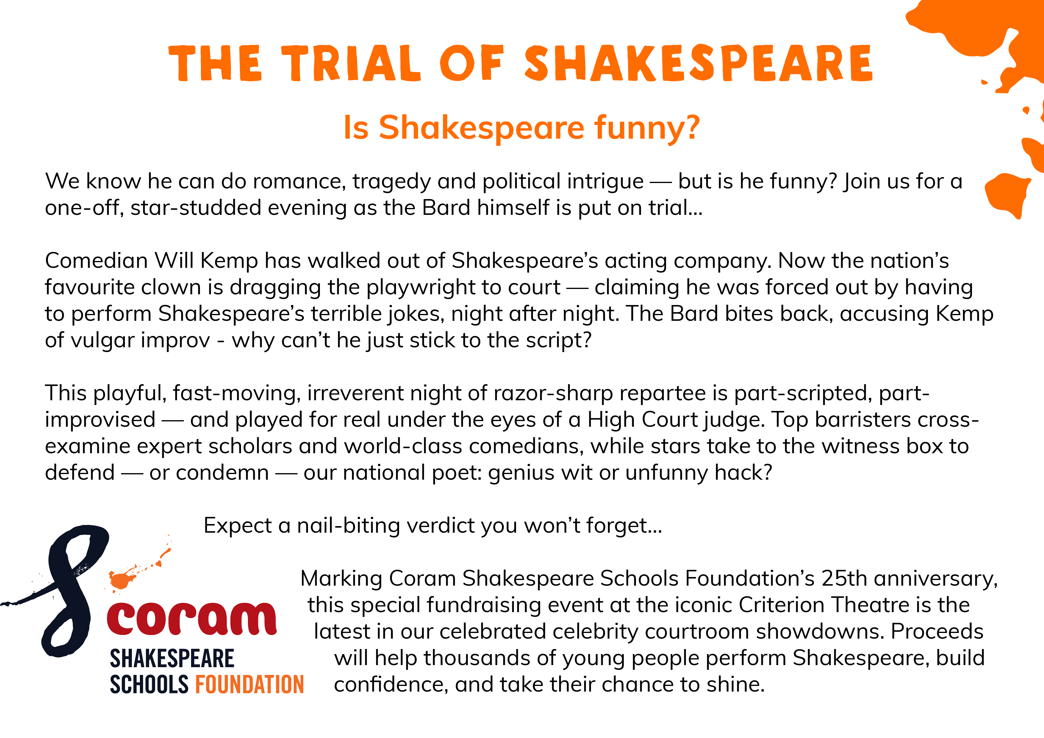 Coram text updated