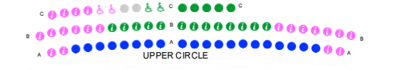  Upper circle seat diagram